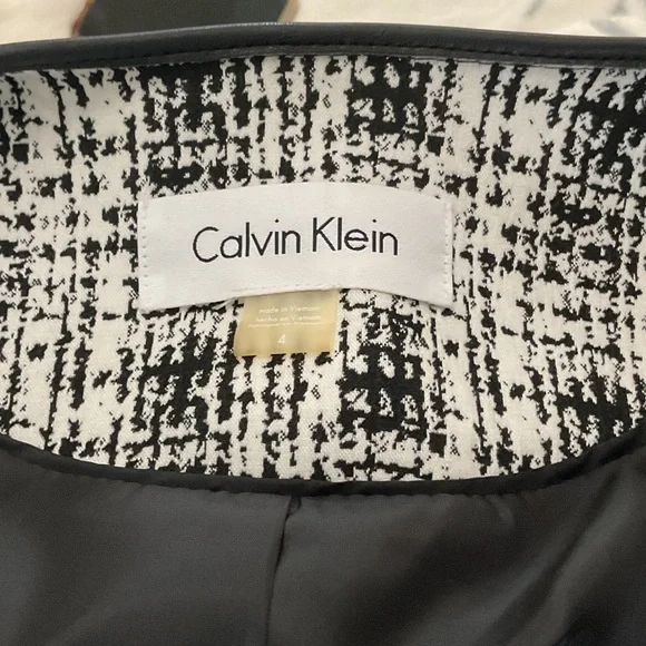 Donna Morgan Black Backless Halter Dress AND a Calvin Klein Coat - Picture 14 of 15